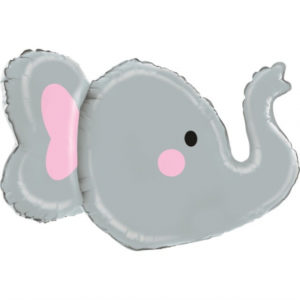 Balónek foliový 3D hlava slona ALBI