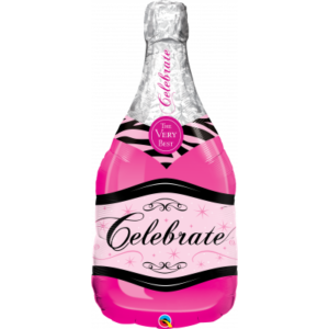 Balónek foliový Drink šampus růžový celebrate ALBI