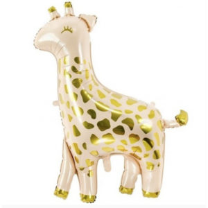 Balónek foliový žirafa zlatá ALBI