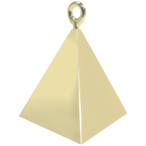 Těžítko na balónky Pyramida zlatá ALBI