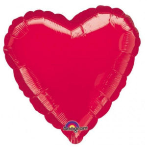 Balónek foliový srdce červené ALBI