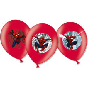 Balónky latexové Spider-man 6 ks ALBI