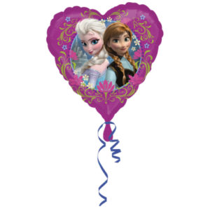 Balónek foliový Frozen srdce fialové ALBI
