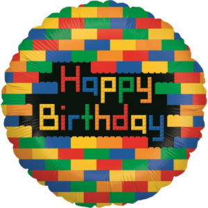 Balónek foliový Happy Birthday Lego ALBI