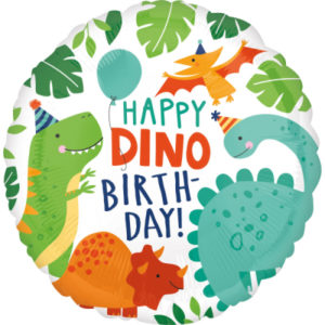 Balónek foliový Happy Birthday dinosauři ALBI