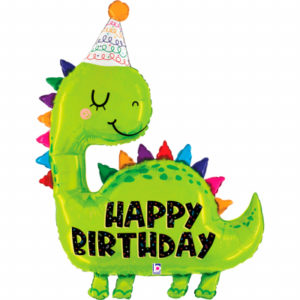 Balónek foliový Happy Birthday dinosaurus ALBI