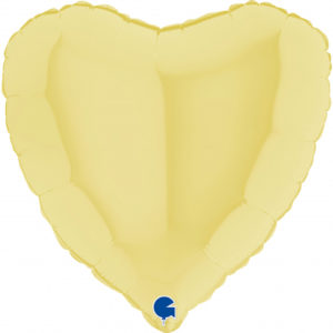 Balónek foliový srdce žluté ALBI