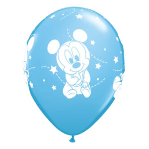 Balónky latexové Baby boy Mickey Mouse 6 ks ALBI