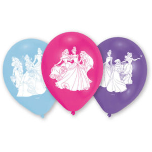 Balónky latexové  Disney princezny 6 ks ALBI