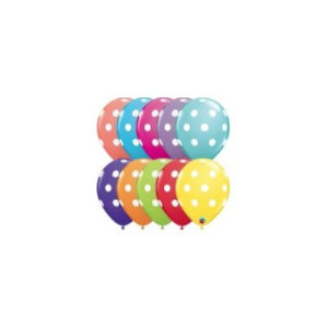 Balónky latexové puntíky 6 ks ALBI