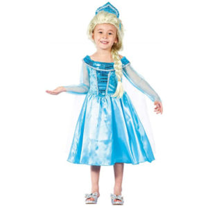 Kostým dětský modrá princezna 3-4 roky ALBI