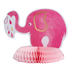 Papírová dekorace It´s a Girl slon růžový ALBI