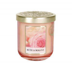 Střední svíčka - Růže a maliny ALBI