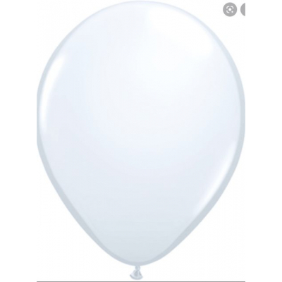 Balónky latexové bílé 6 ks ALBI
