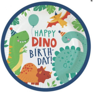 Talíře Happy Birthday Dinosauři 8 ks ALBI
