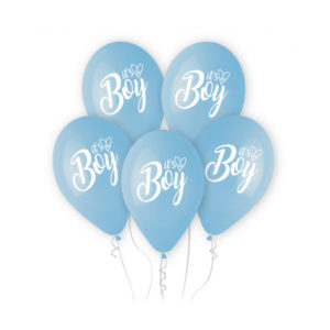 Balónky latexové It´s a Boy modré 5 ks Albi