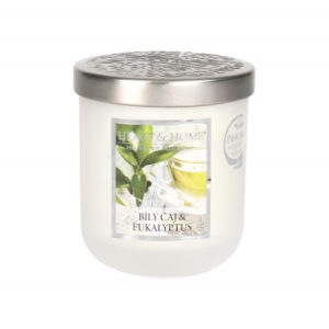 Střední svíčka - Bílý čaj a eukalyptus Albi