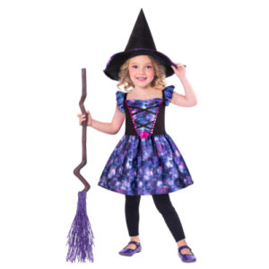 Kostým dětský čarodějka s kloboukem vel.3-4 roky Albi