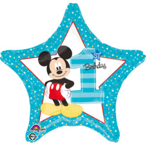 Balónek fóliový 1.narozeniny Mickey Mouse Albi