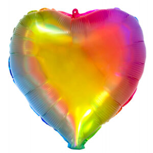Balónek fóliový Srdce duhové Albi