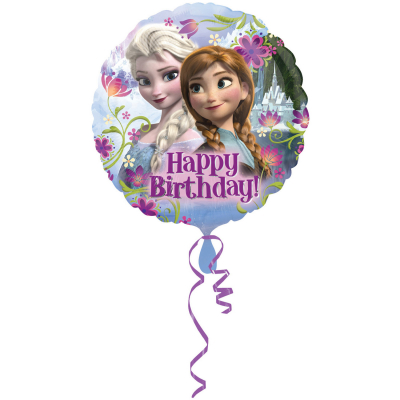 Balónek fóliový Happy Birthday Ledové království Albi