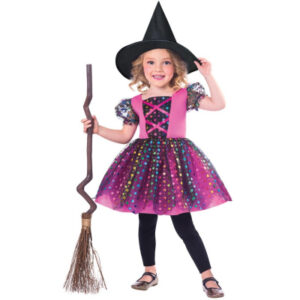 Kostým dětský Čarodějka s kloboukem vel.2-3 roky Albi