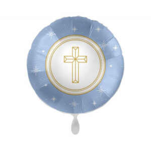 Balónek fóliový Kříž modrý Albi