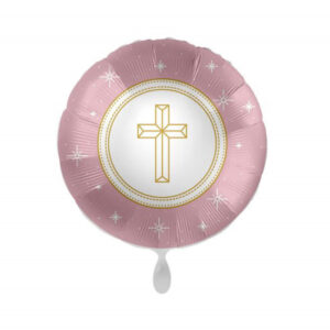 Balónek fóliový Kříž růžový Albi