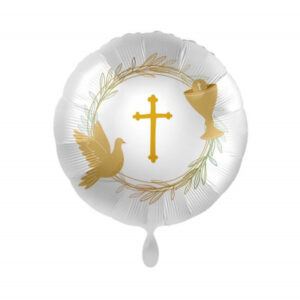 Balónek fóliový Kříž zlatý Albi