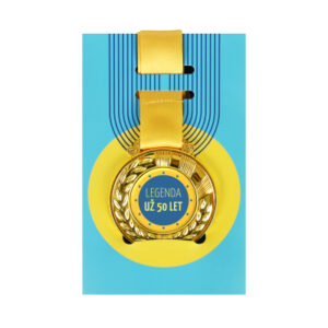Přání s medailí - 50 let Albi