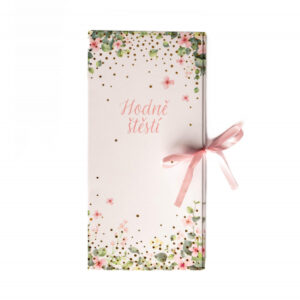Svatební dárková krabička - Lístky a květy Albi