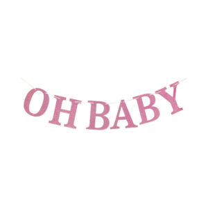 Banner Oh Baby růžový Albi