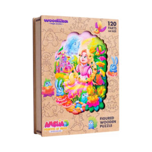 Dřevěné barevné puzzle - Amelia Princezna Magie Puzzler
