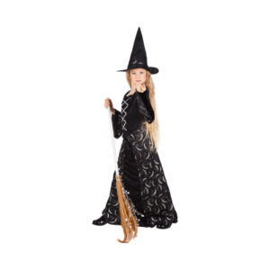 Kostým dětský Půlnoční čarodějka vel. 4-6 let Albi
