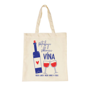 Plátěná taška - Víno Albi