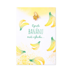 Přání s broží - Banán Albi