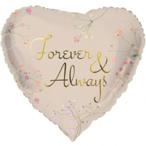 Balónek fóliový Srdce Forever&Always Albi