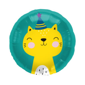 Balónek fóliový Kočka žlutá Albi