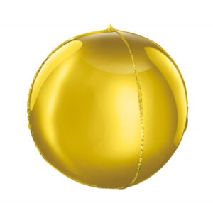 Balónek fóliový Koule zlatý Albi
