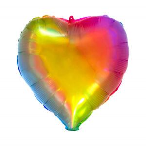 Balónek fóliový Srdce duhové Albi