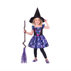 Kostým dětský čarodějka s kloboukem vel.3-4 roky Albi