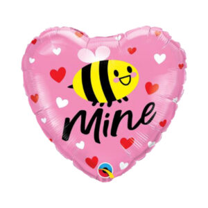 Balónek fóliový Srdce Bee mine Albi