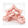 Balónek fóliový Hvězda rose gold holografická Albi - Image 2