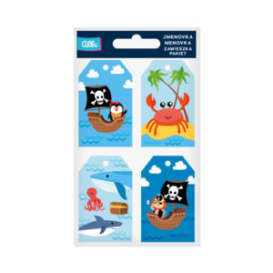 Dárková visačka 12 ks - Pirát Albi