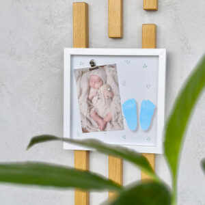 Fotorámeček pro miminko se sadou na 3D odlitky – pro chlapečka Albi