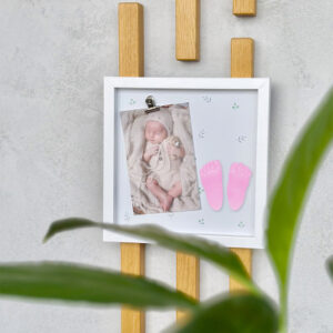 Fotorámeček pro miminko se sadou na 3D odlitky – pro holčičku Albi