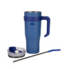 Modrý nerezový termohrnek XXL 1200 ml Albi - Image 2