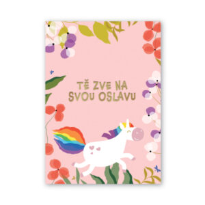 Pozvánky na oslavu Jednorožec 6 ks Albi