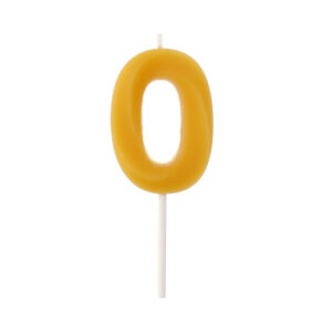 Svíčka dortová z včelího vosku číslo 0 Albi
