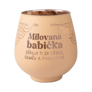 Zrcadlový svícen - Milovaná babička Albi